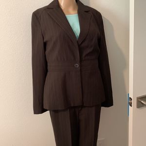 NWT Signature by Larry Levine COCOA/SKY Pantsuit
